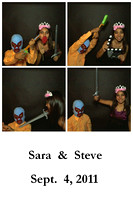 Sara and Steve's Wedding - Photo Booth